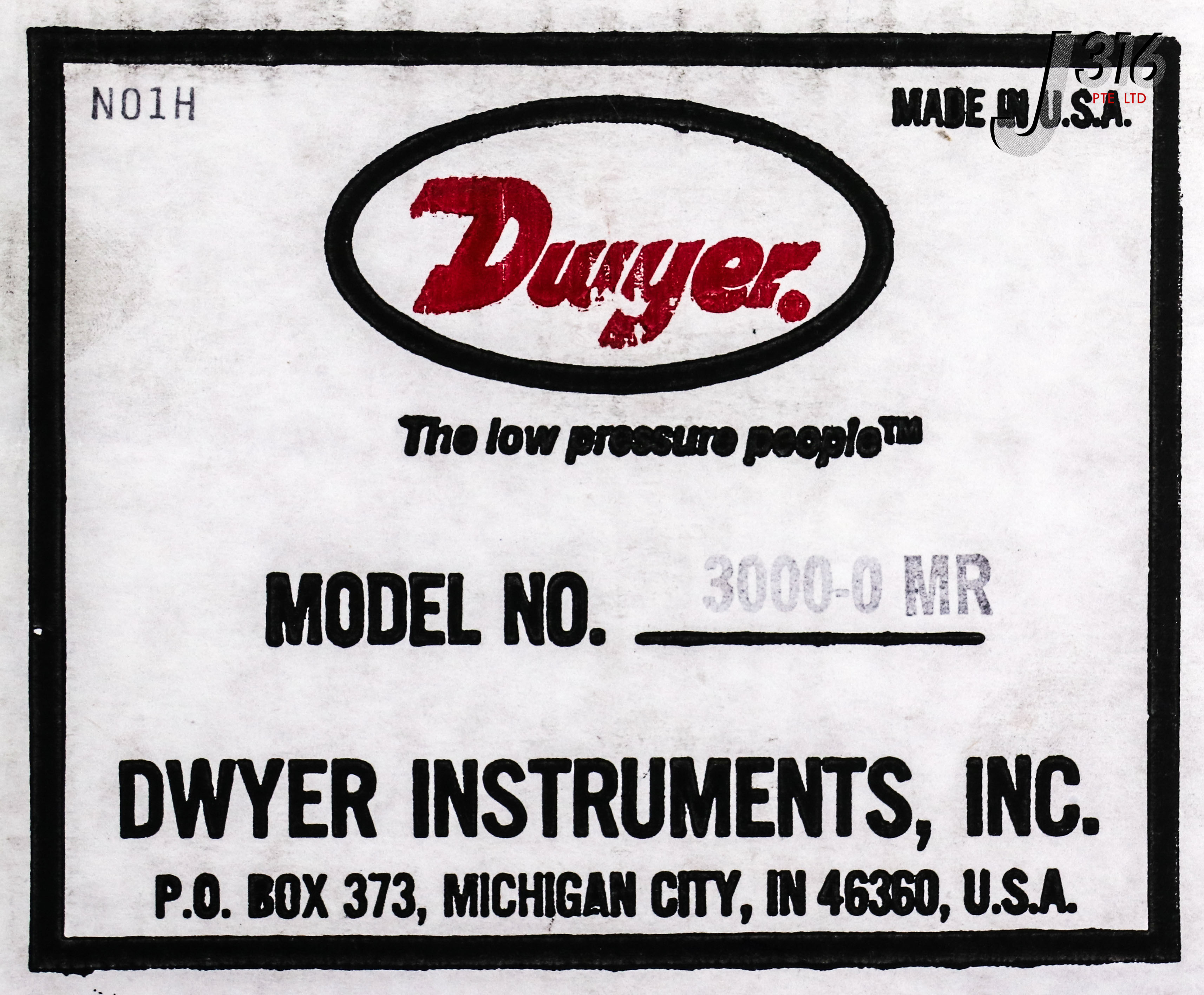 me 様 23758 DWYER PHOTOHELIC 3000 MR GAUGE MAX PRESSURE 25 PSIG (NEW